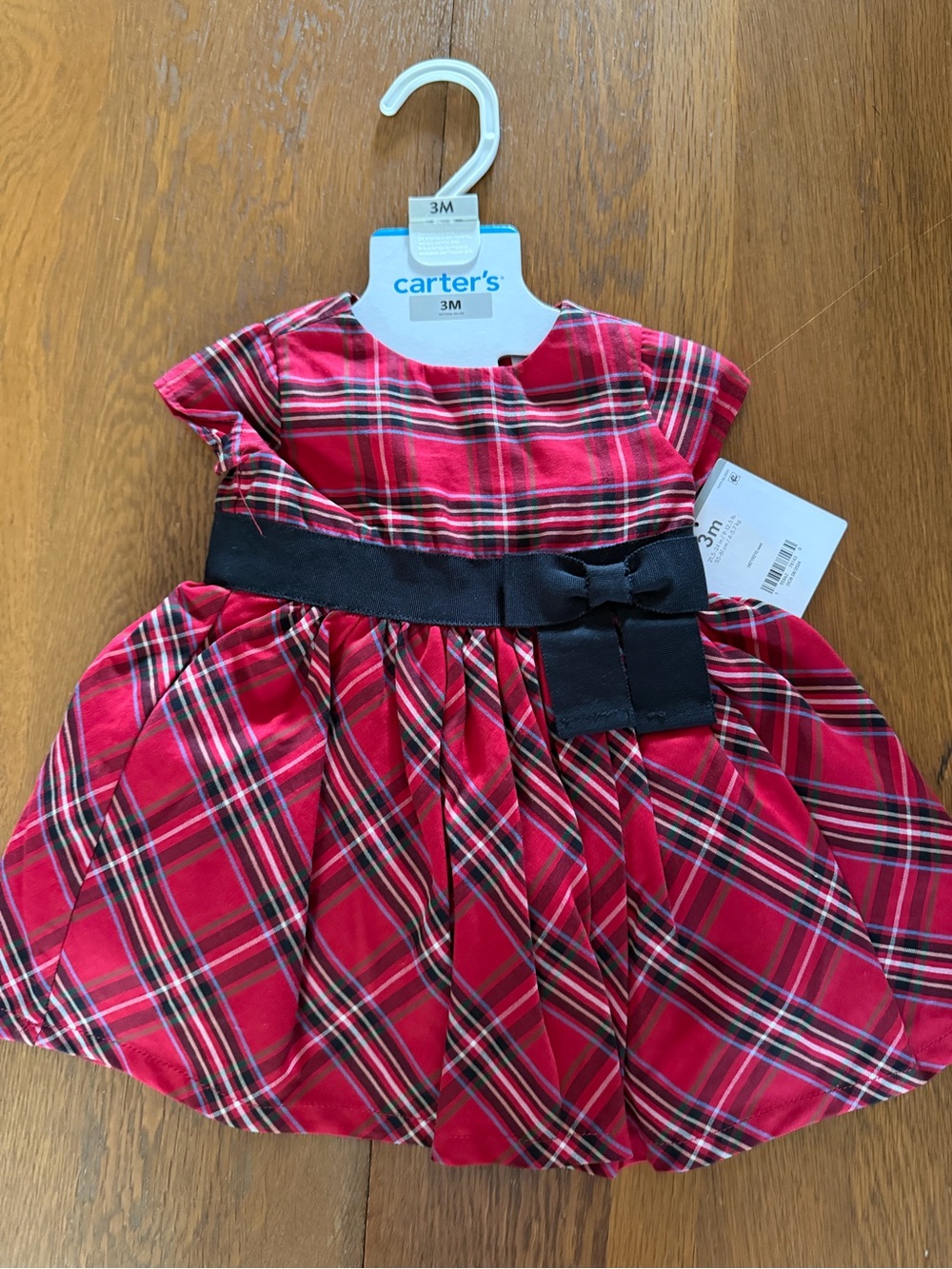 Carter’s Plaid Dress - Size 3 Months - NWT